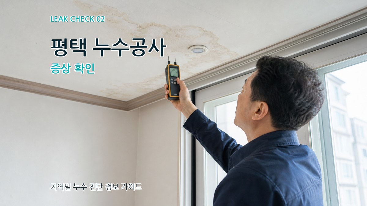 평택 누수공사 증상 확인