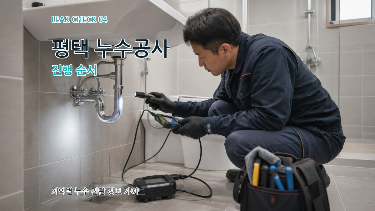 평택 누수공사 진행 순서