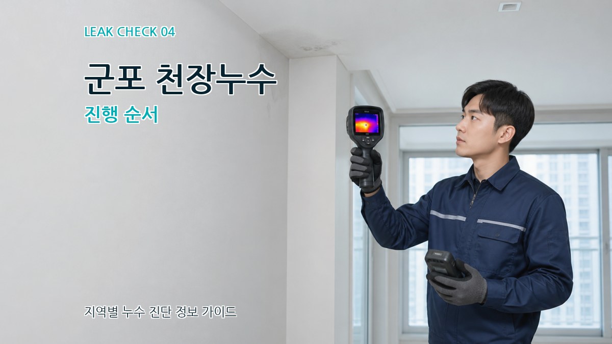 군포 천장누수 진행 순서