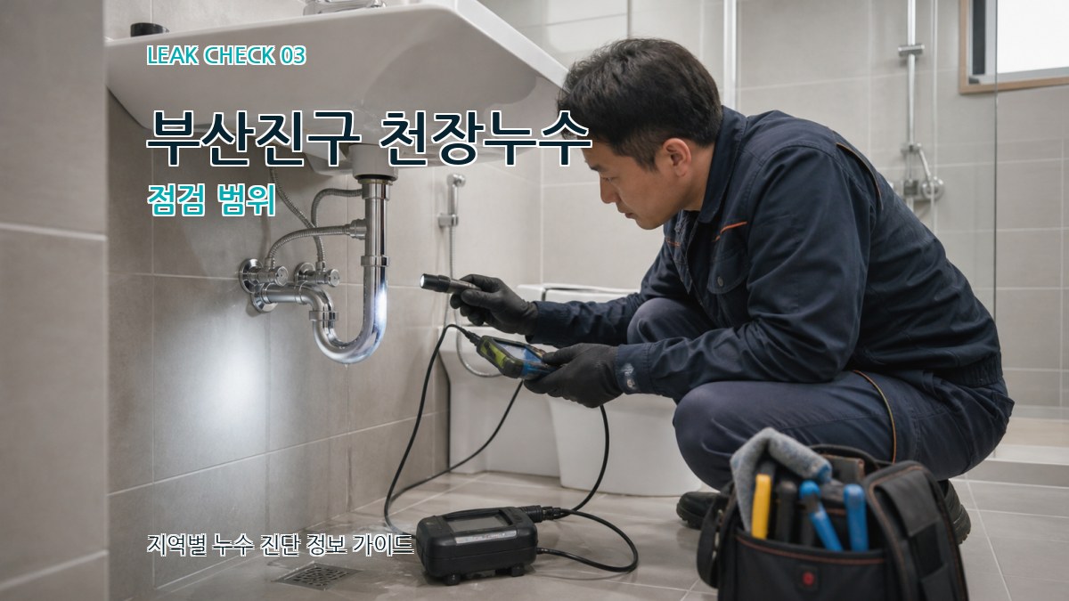 부산진구 천장누수 점검 범위