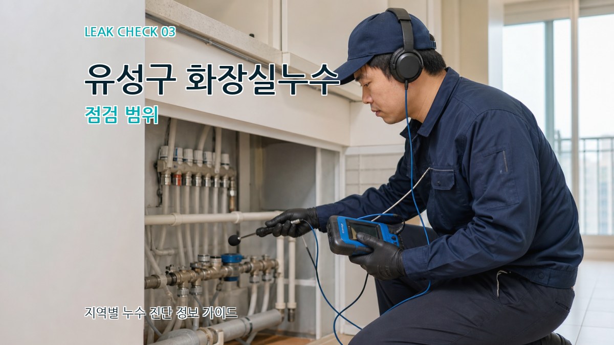 유성구 화장실누수 점검 범위