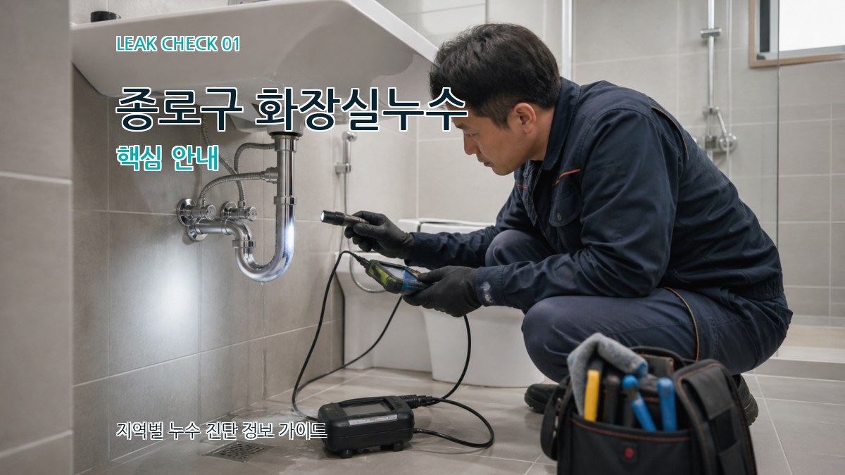 종로구 화장실누수