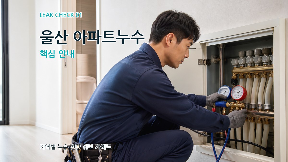 울산 아파트누수