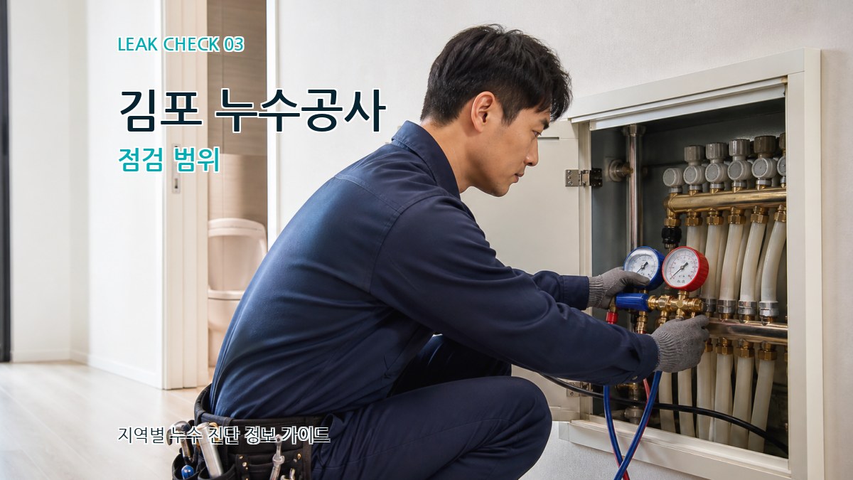 김포 누수공사 점검 범위