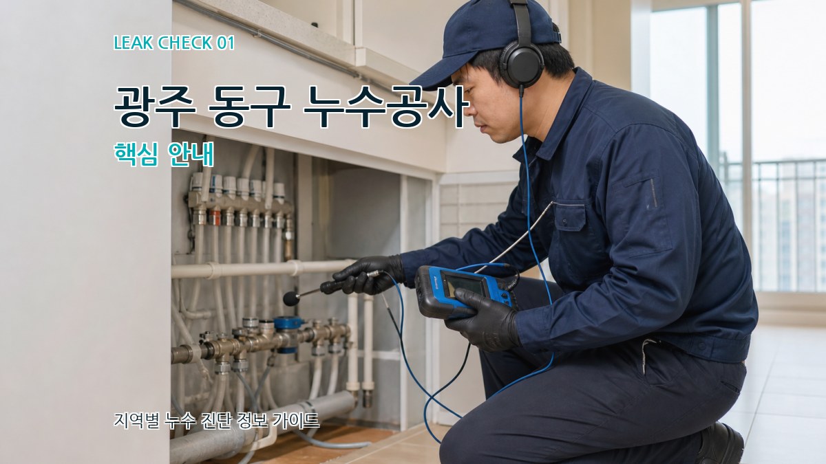 광주 동구 누수공사