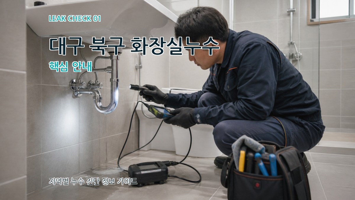 대구 북구 화장실누수