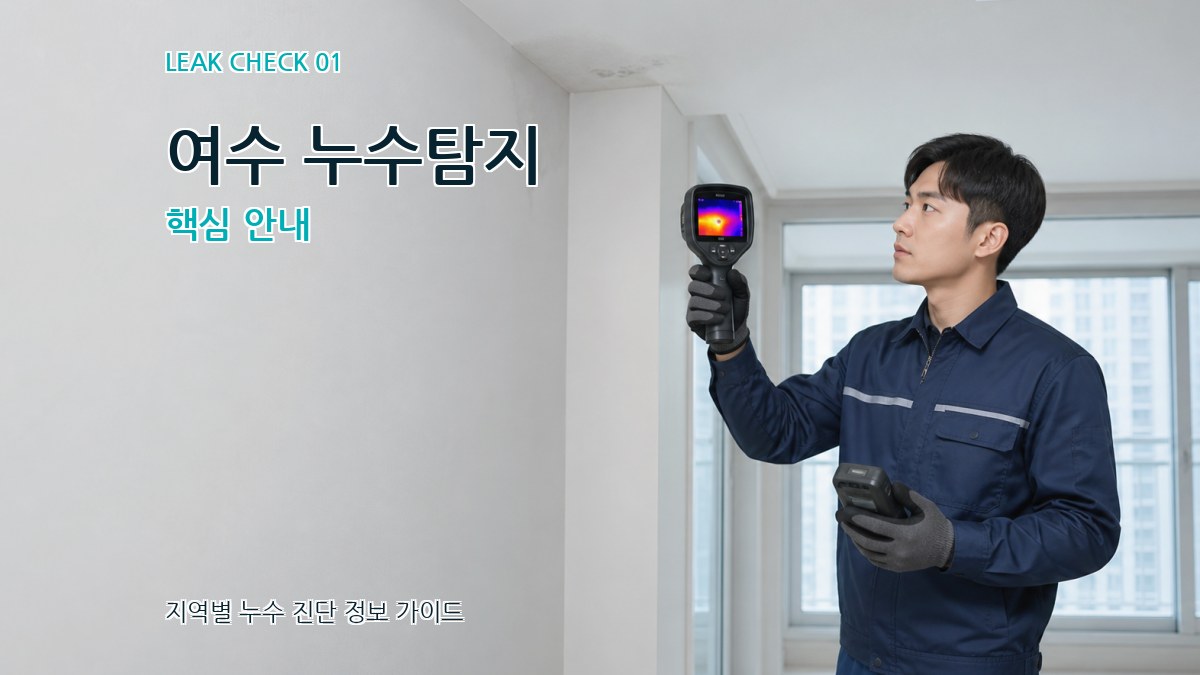 여수 누수탐지