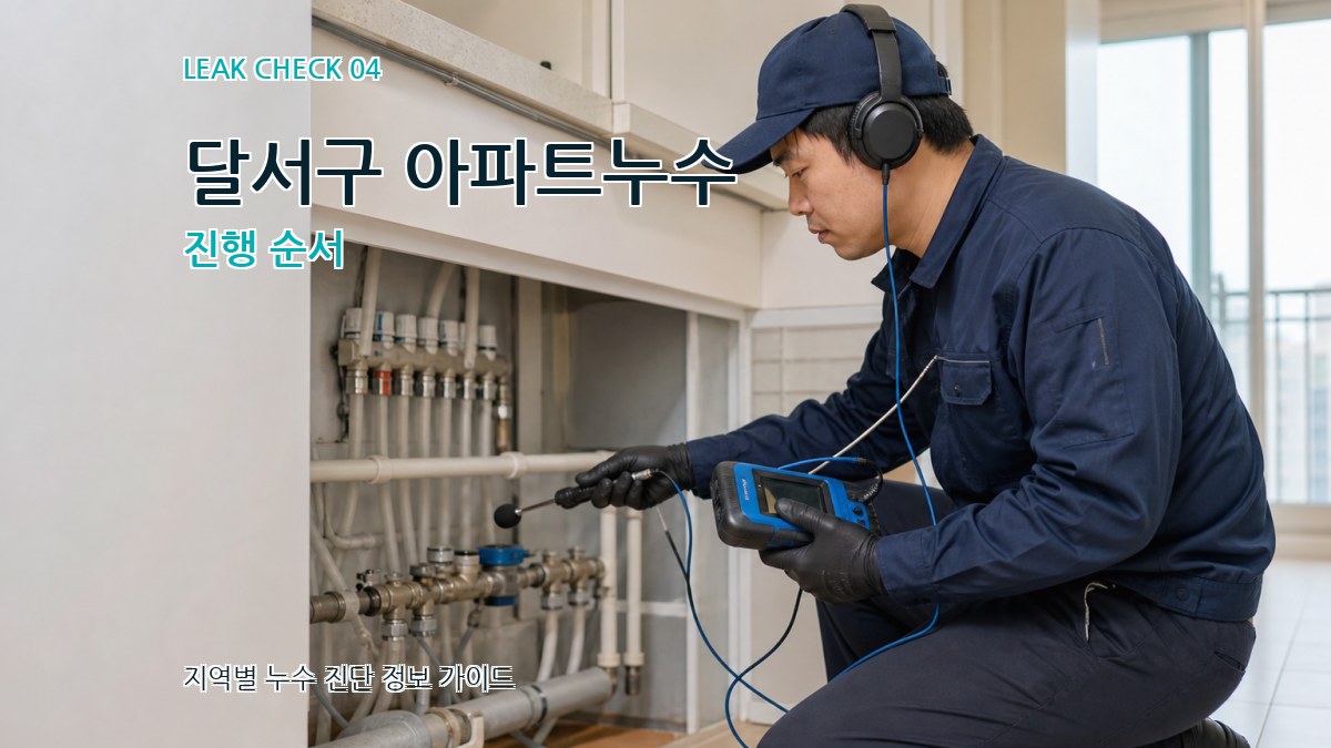달서구 아파트누수 진행 순서