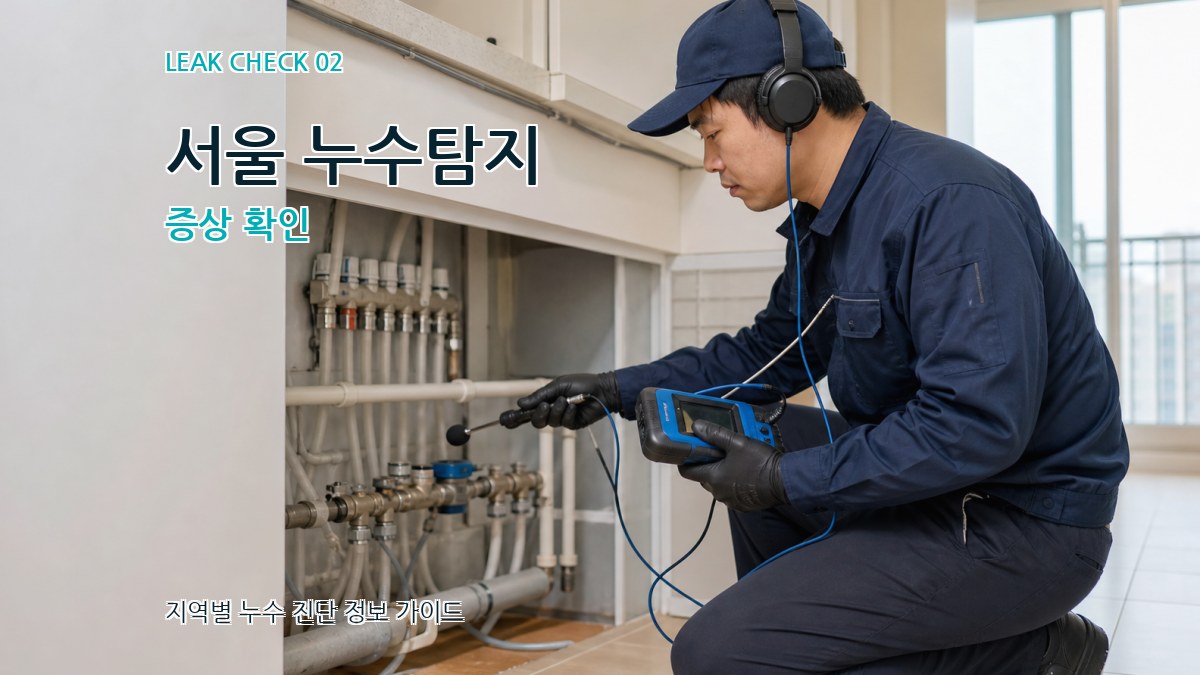서울 누수탐지 증상 확인