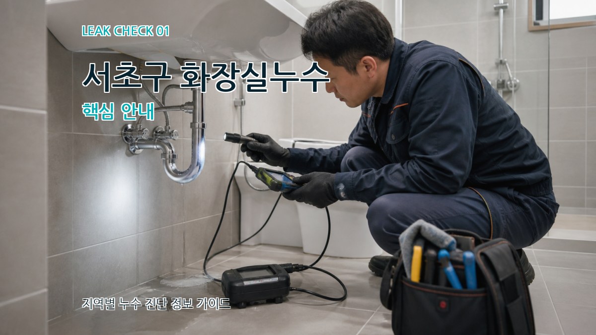 서초구 화장실누수