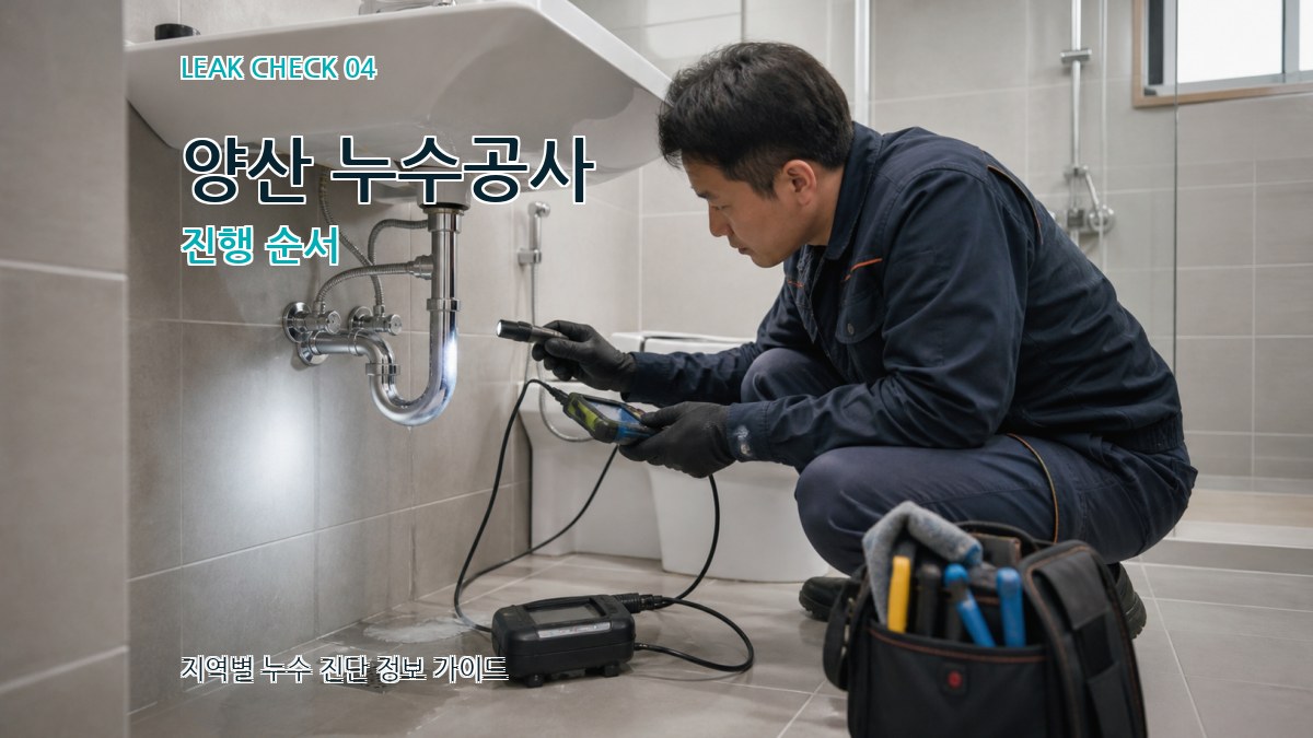 양산 누수공사 진행 순서