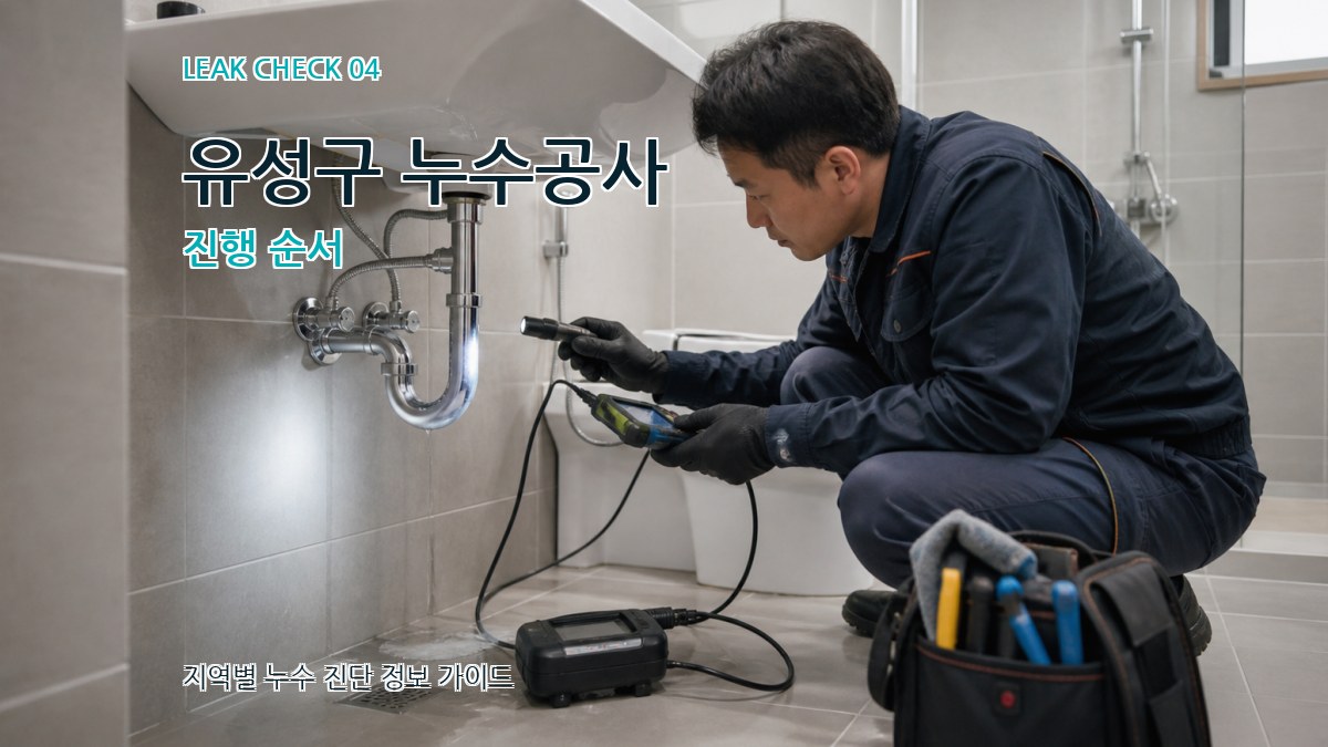 유성구 누수공사 진행 순서