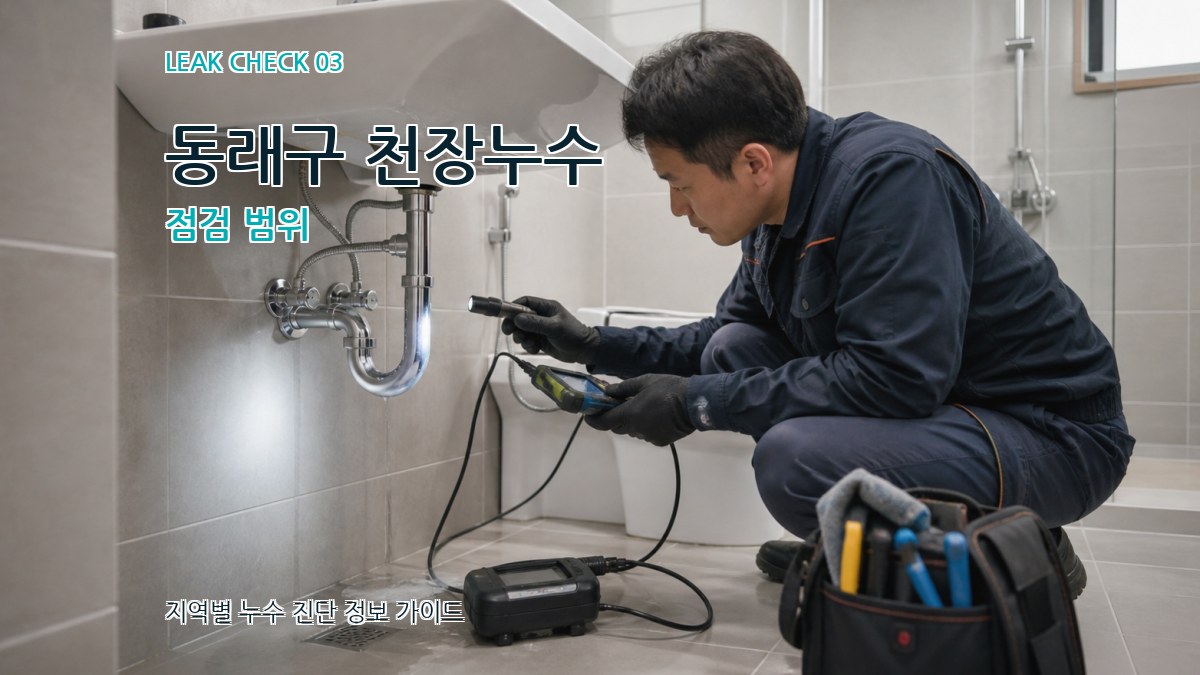 동래구 천장누수 점검 범위