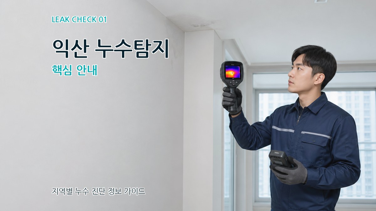 익산 누수탐지