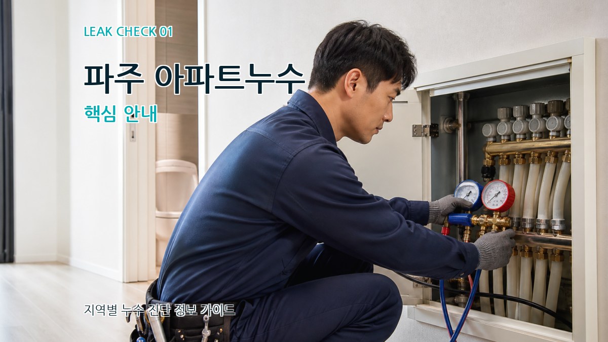 파주 아파트누수
