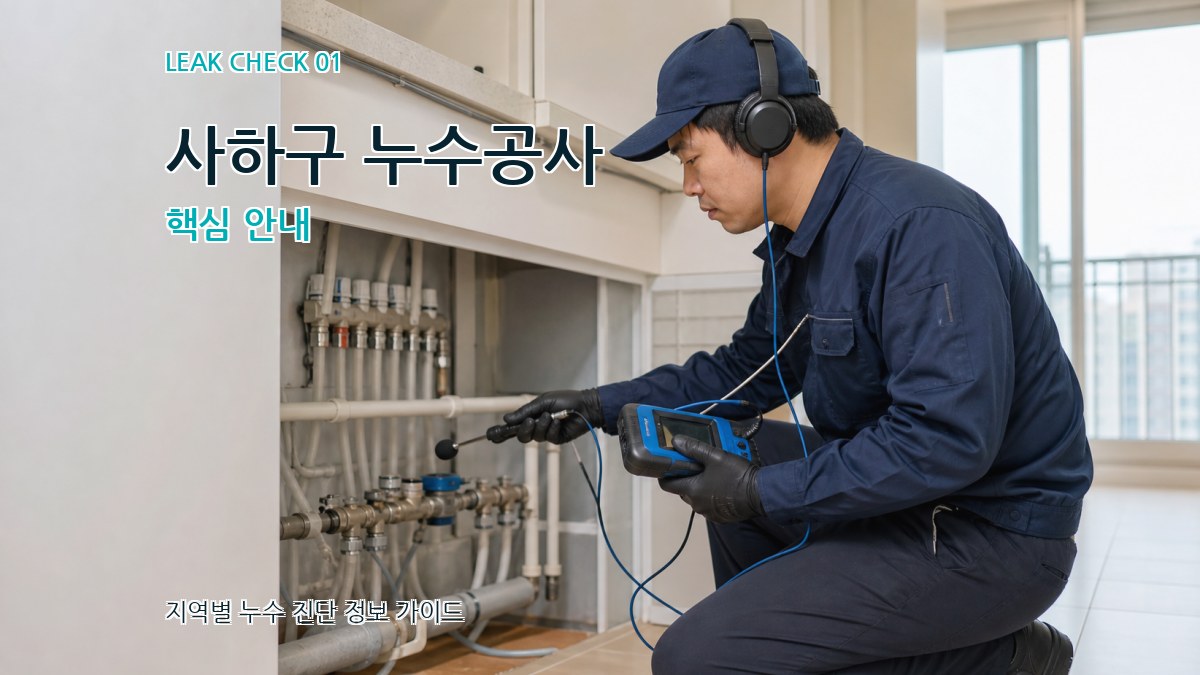 사하구 누수공사