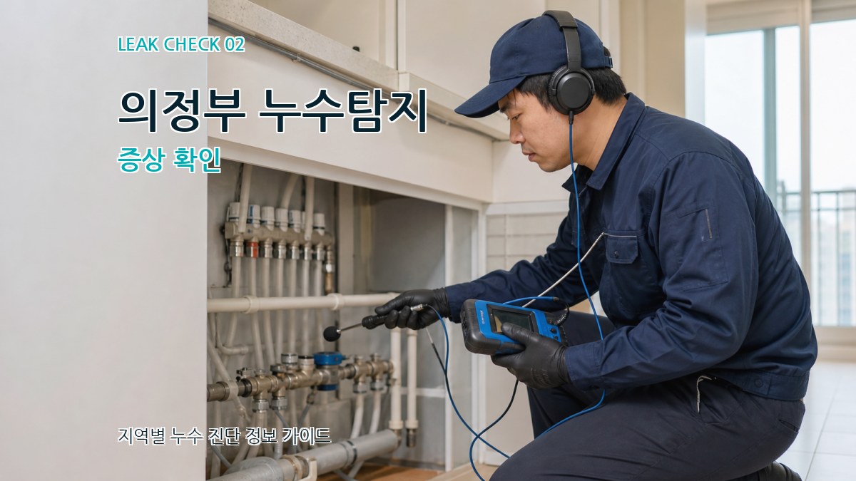 의정부 누수탐지 증상 확인