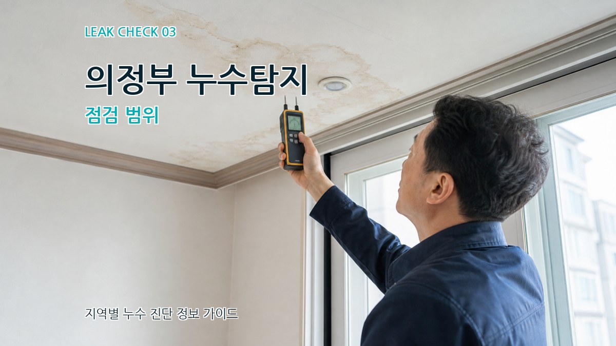 의정부 누수탐지 점검 범위