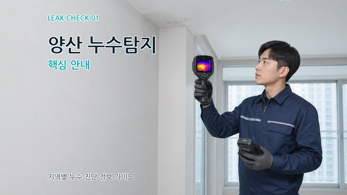 양산 누수탐지