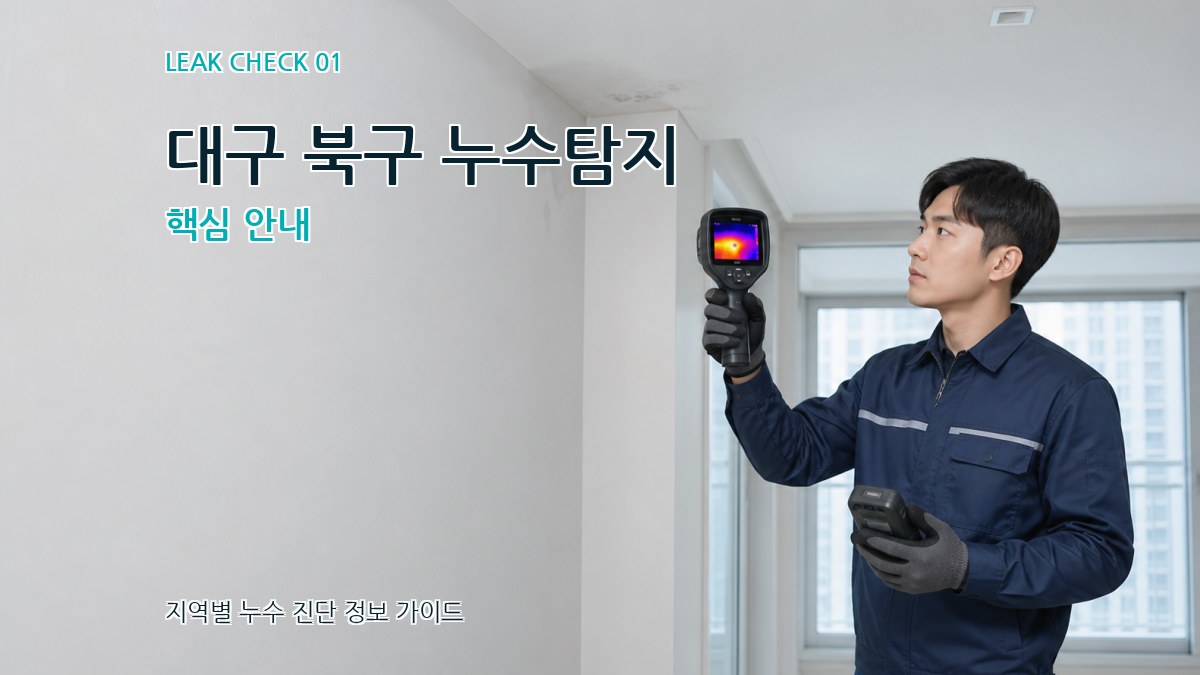 대구 북구 누수탐지