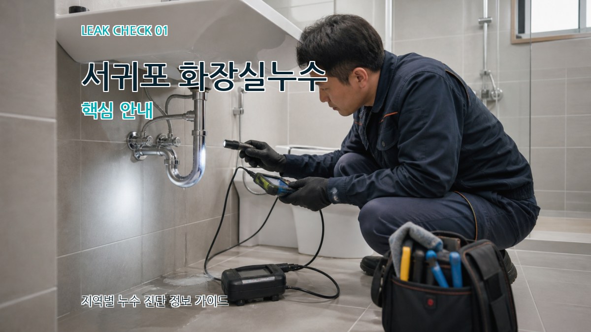 서귀포 화장실누수
