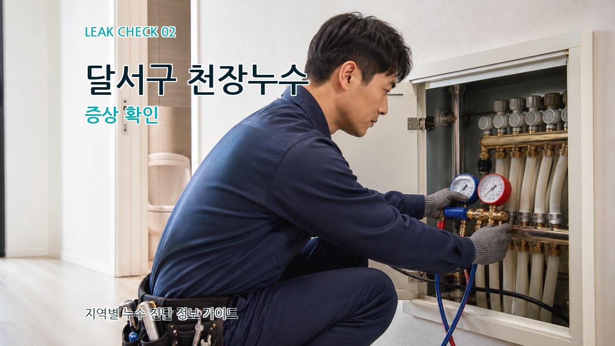 달서구 천장누수 증상 확인