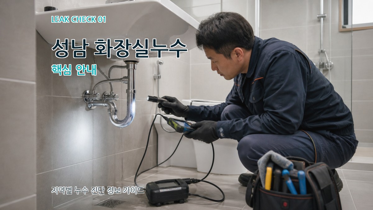 성남 화장실누수