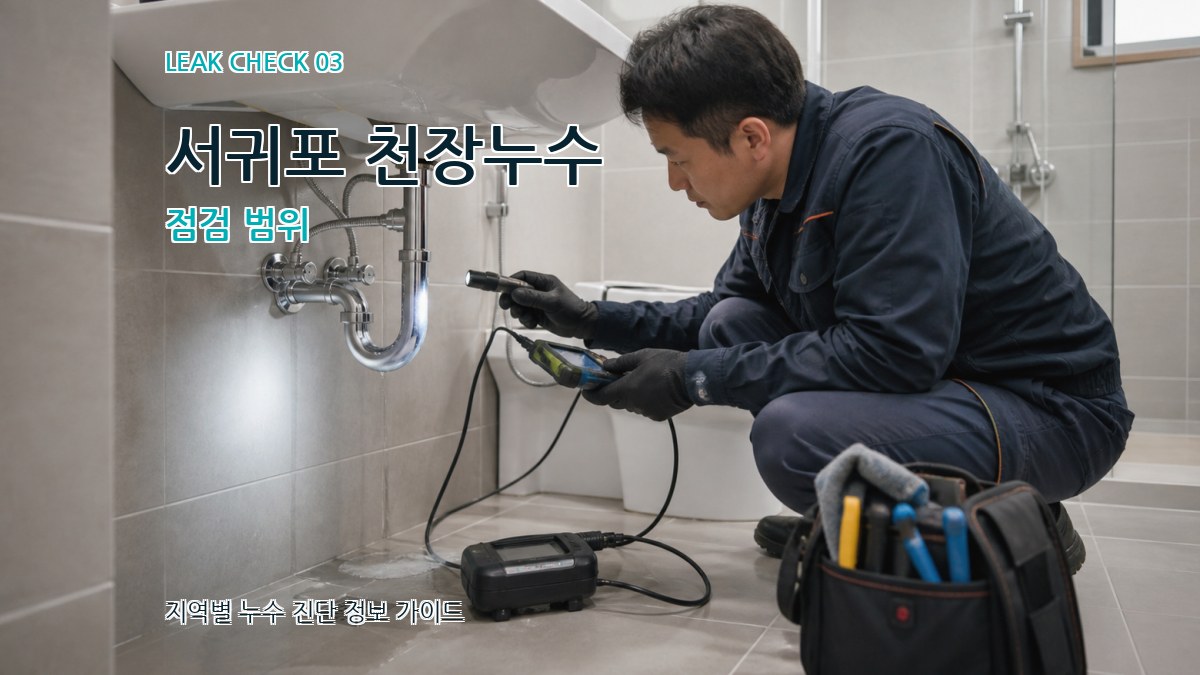 서귀포 천장누수 점검 범위