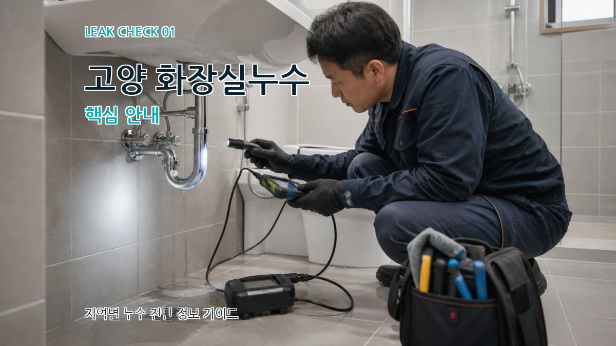 고양 화장실누수