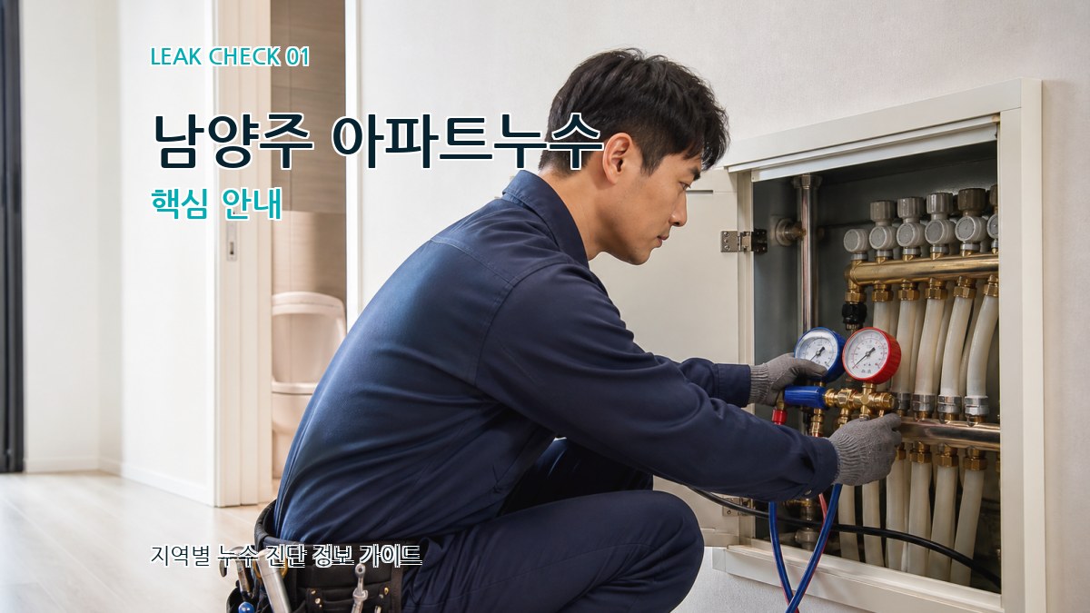 남양주 아파트누수
