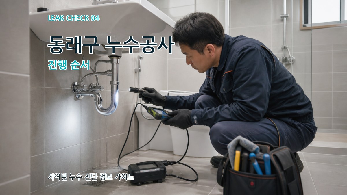 동래구 누수공사 진행 순서