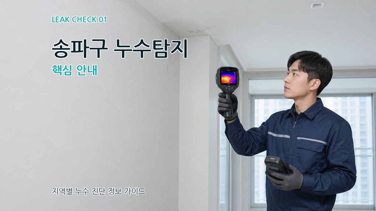 송파구 누수탐지