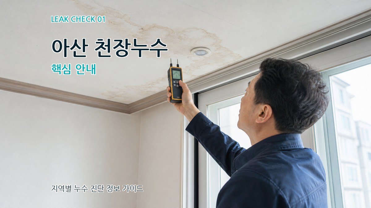 아산 천장누수