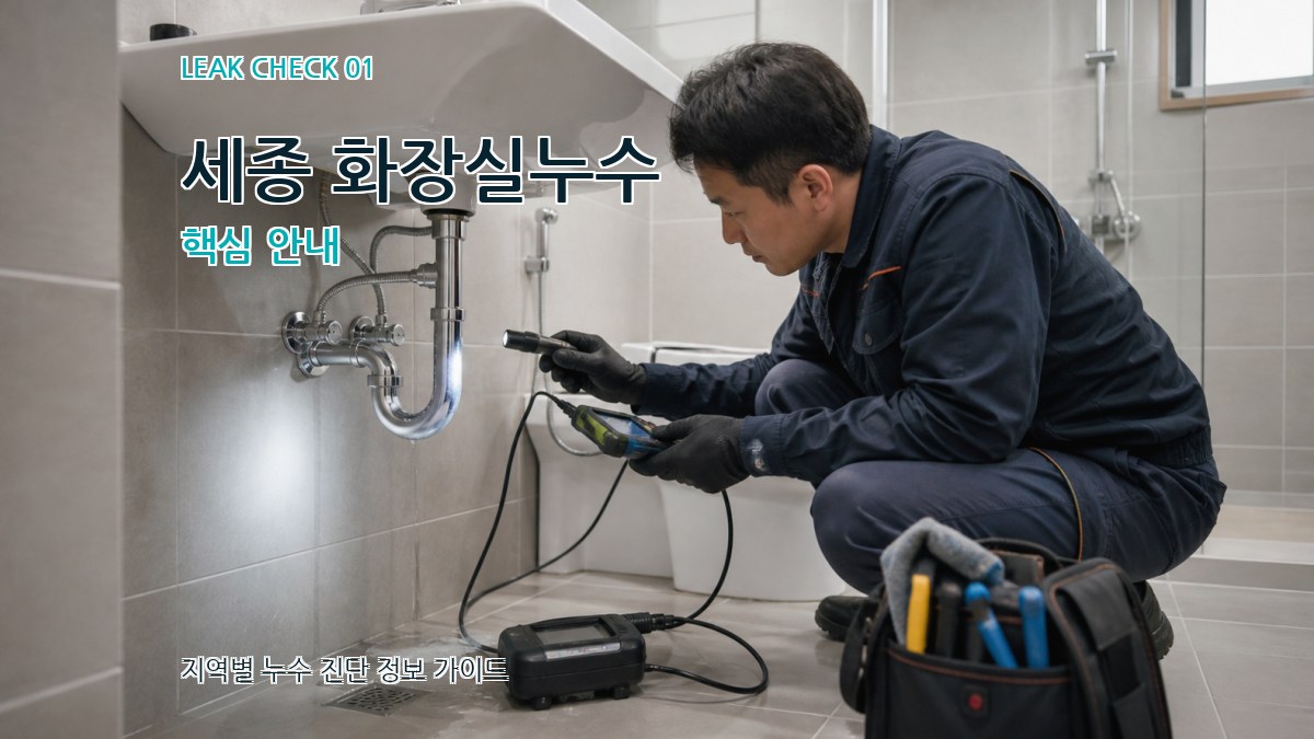세종 화장실누수