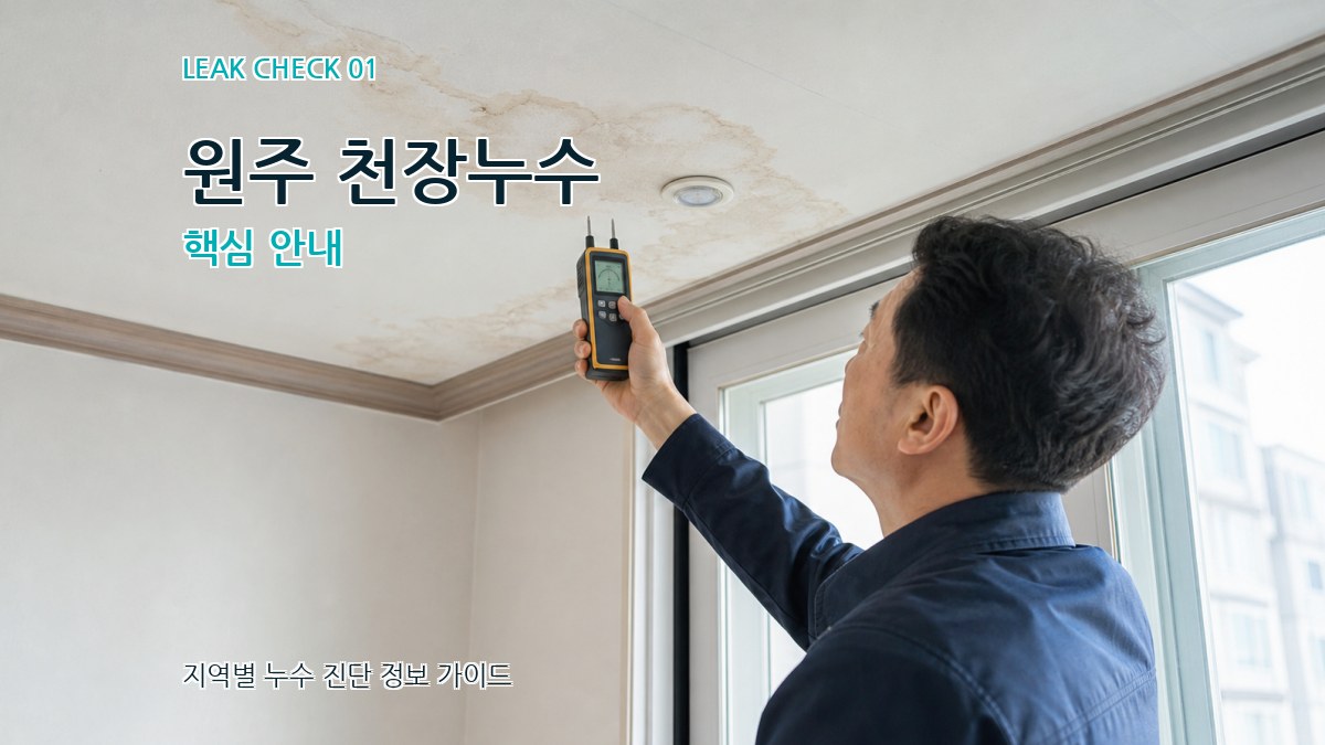 원주 천장누수