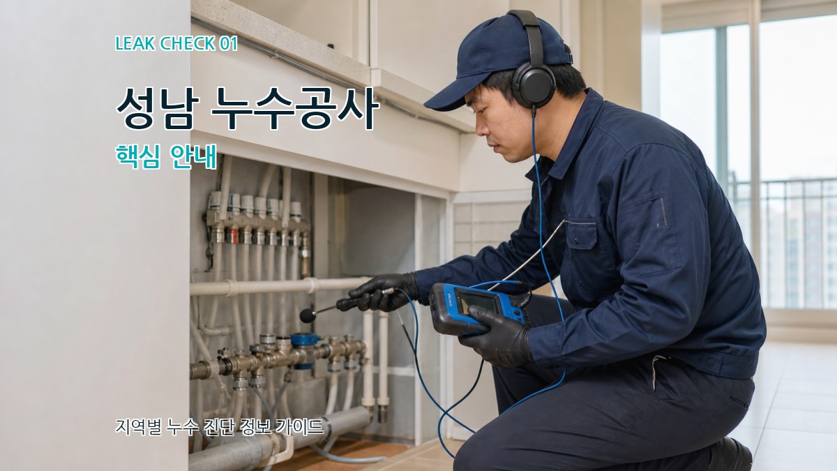 성남 누수공사