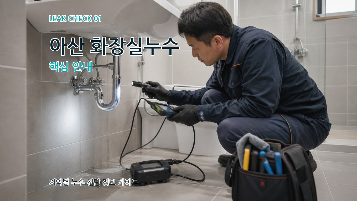 아산 화장실누수