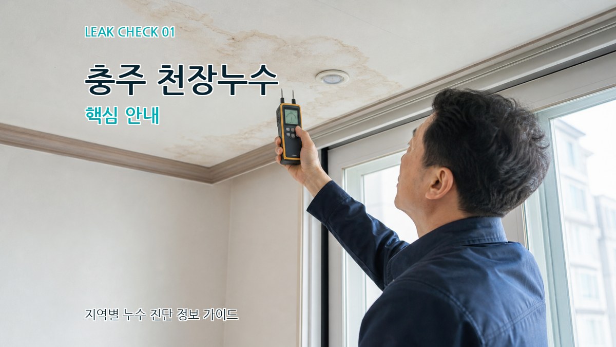 충주 천장누수