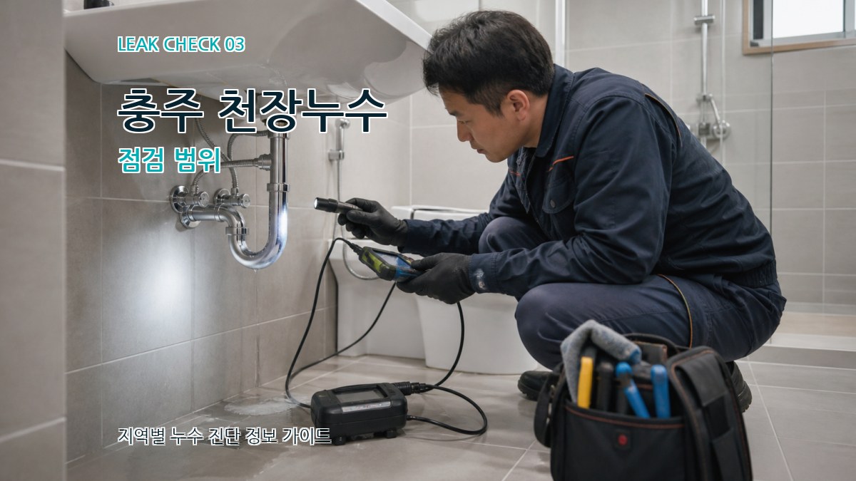 충주 천장누수 점검 범위