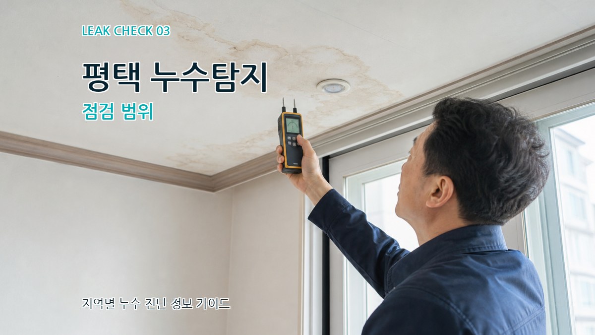 평택 누수탐지 점검 범위