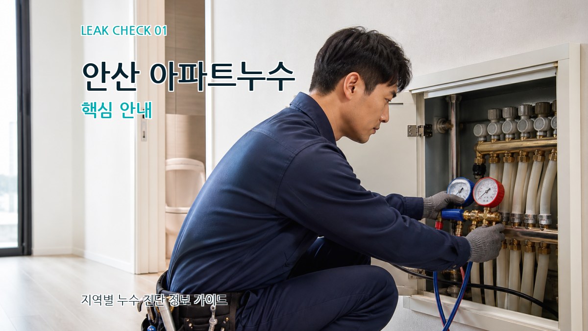 안산 아파트누수