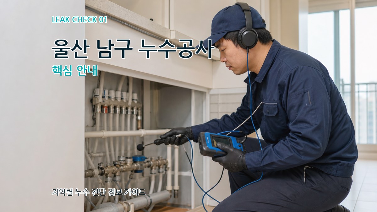 울산 남구 누수공사