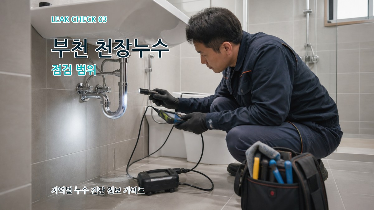 부천 천장누수 점검 범위