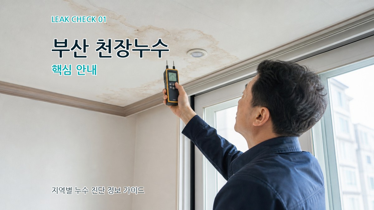 부산 천장누수