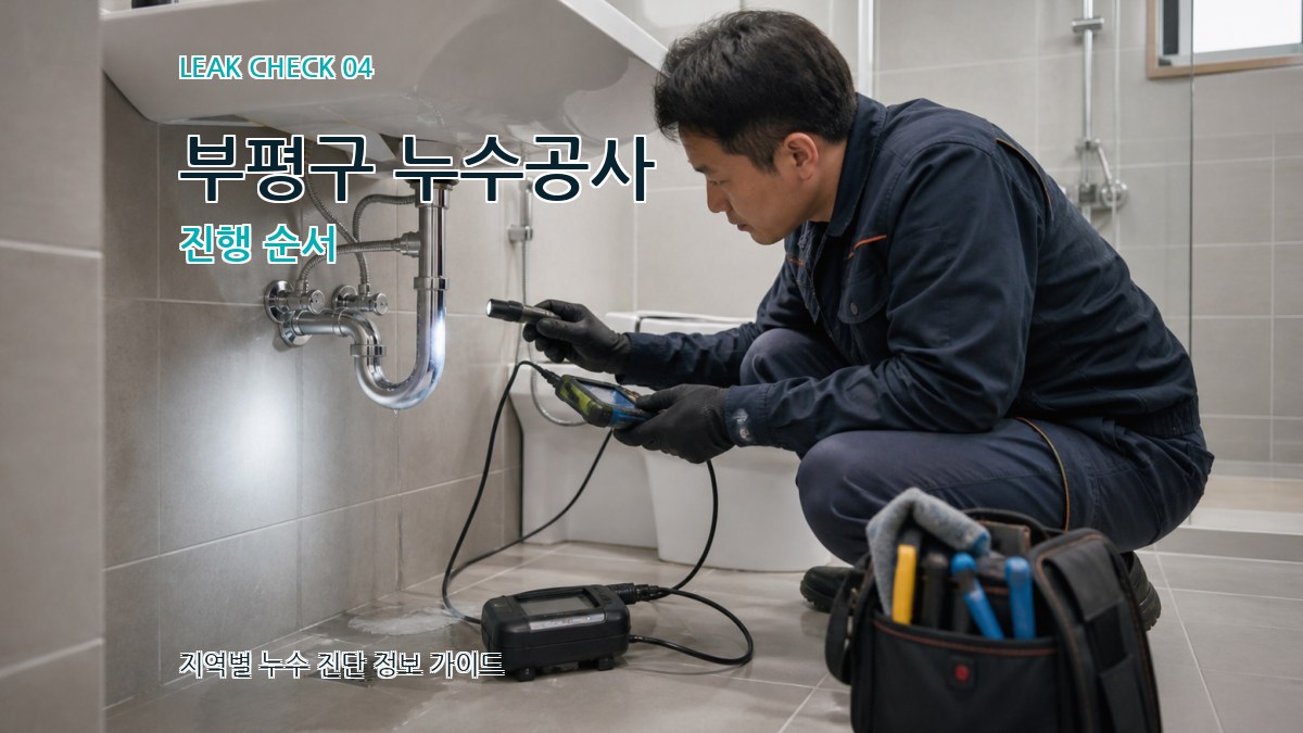 부평구 누수공사 진행 순서