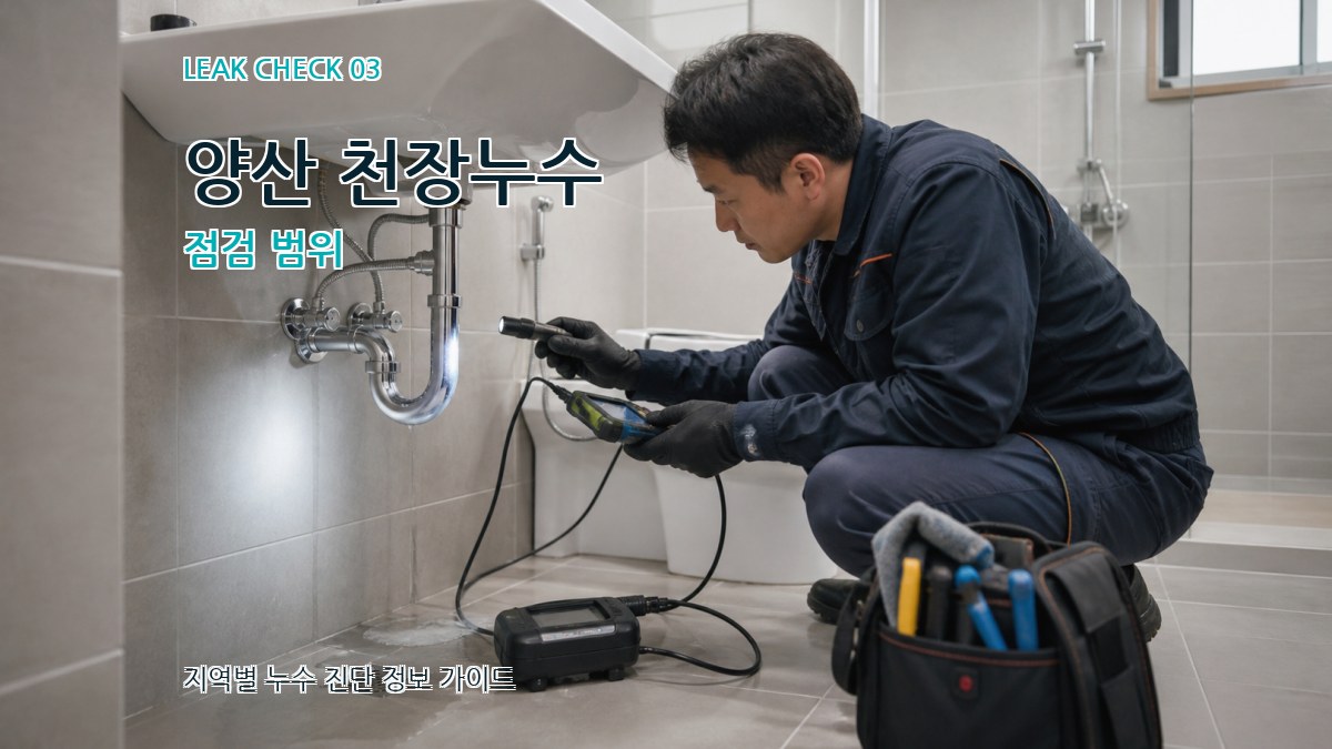 양산 천장누수 점검 범위
