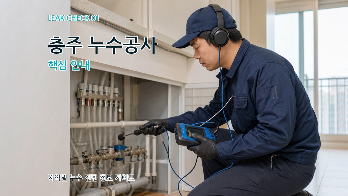 충주 누수공사