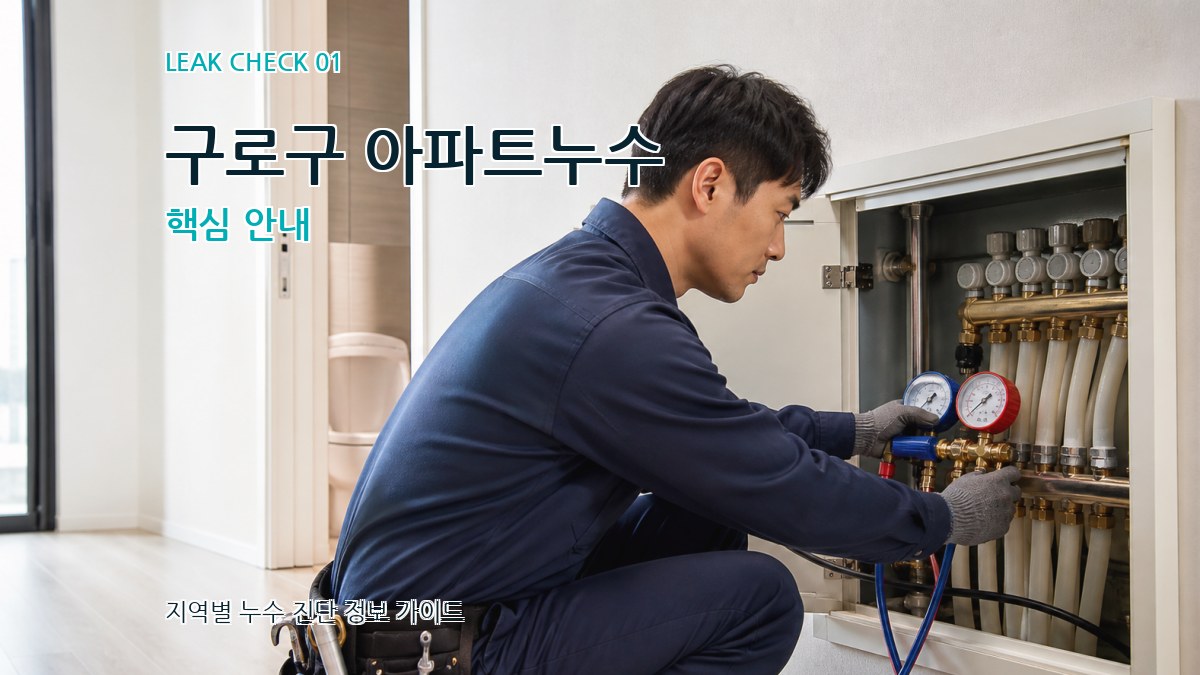 구로구 아파트누수