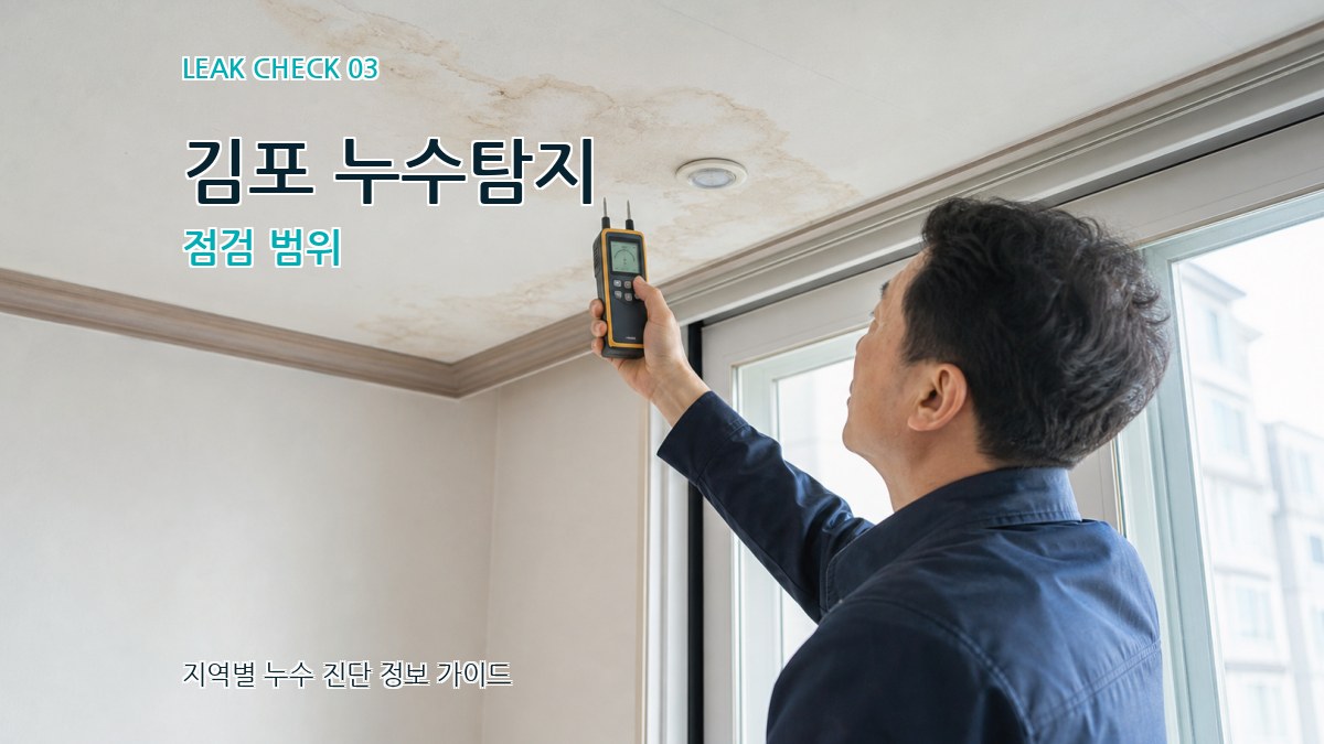 김포 누수탐지 점검 범위