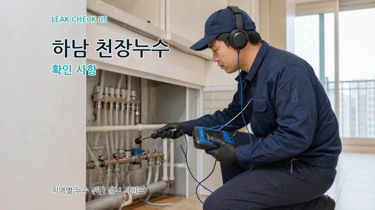 하남 천장누수 확인 사항